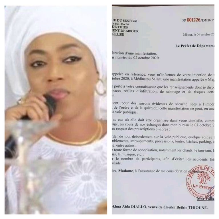Magal à Médinatoul Salam: Le Ndigël de Sokhna Aïda à ses talibés