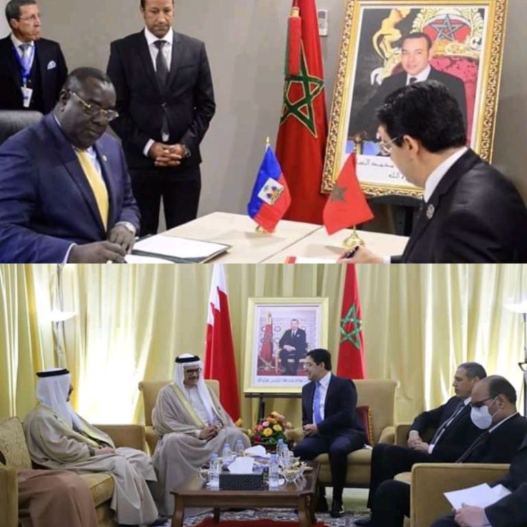 Sahara Marocain : Le Royaume de Bahreïn ouvre son consulat à Laâyoune et la République d&rsquo;Haïti à Dakhla