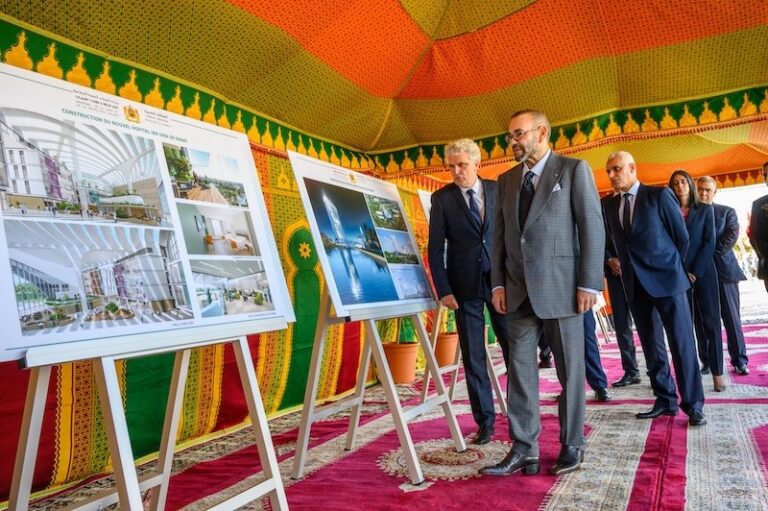 MAROC : Le Roi Mouhamed VI donne le coup d&rsquo;envoi des travaux de l&rsquo;hôpital futuriste Ibn Sina