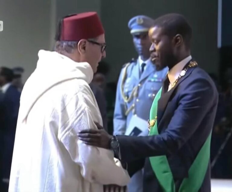INVESTITURE DU PRESIDENT DIOMAYE FAYE :   Le roi Mouhamed VI représenté par le chef du gouvernement marocain