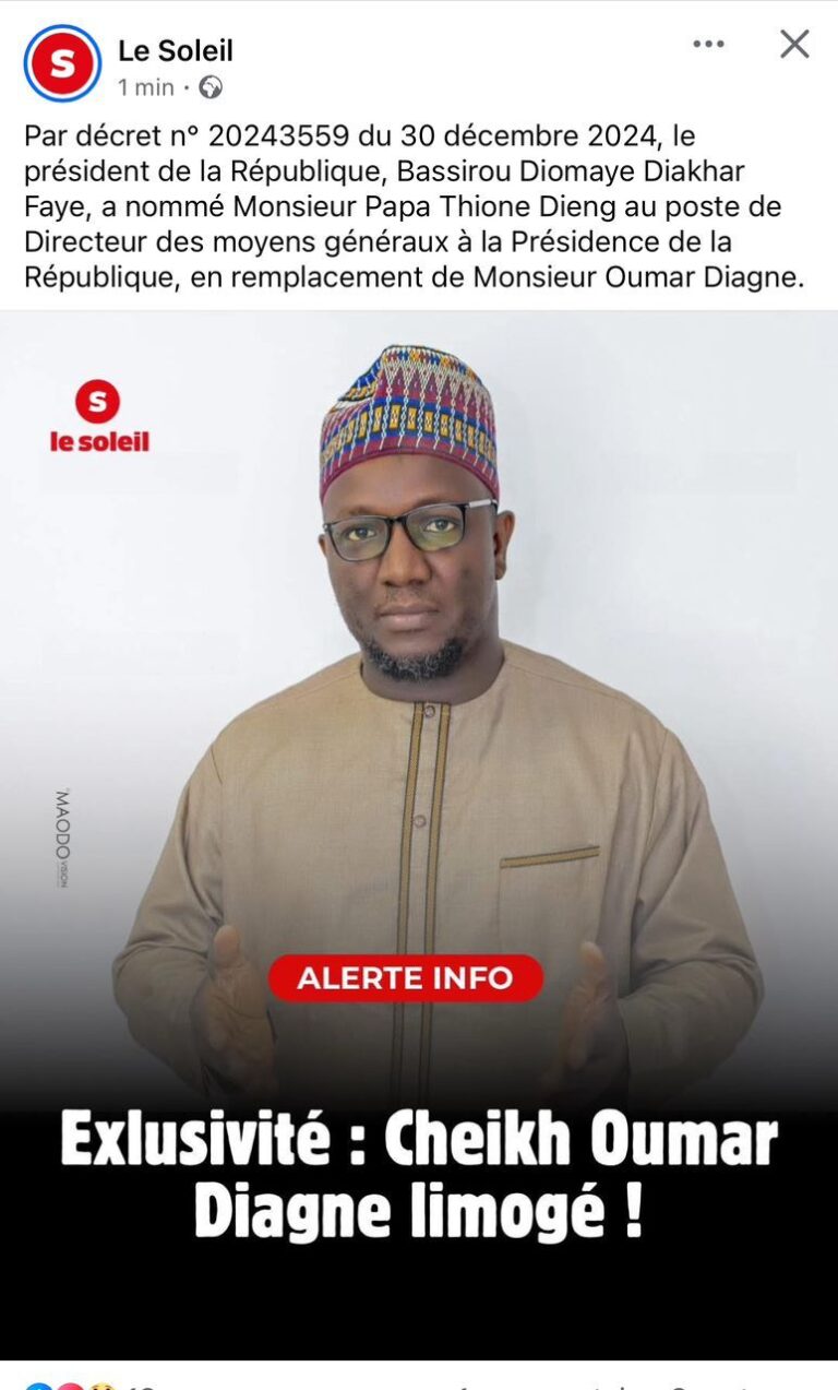 CHEIKHOU OUMAR DIAGNE LIMOGÉ