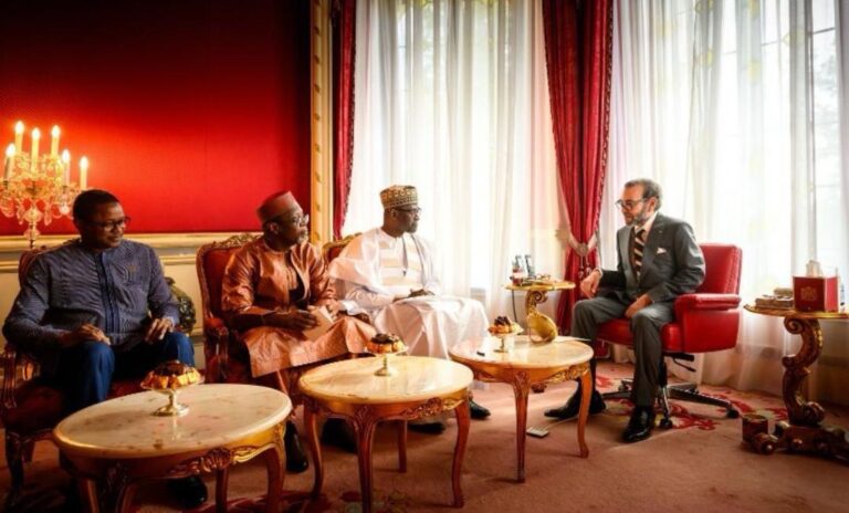 MAROC: Le roi Mohamed VI reçoit les ministères des affaires étrangères de l&rsquo;AES