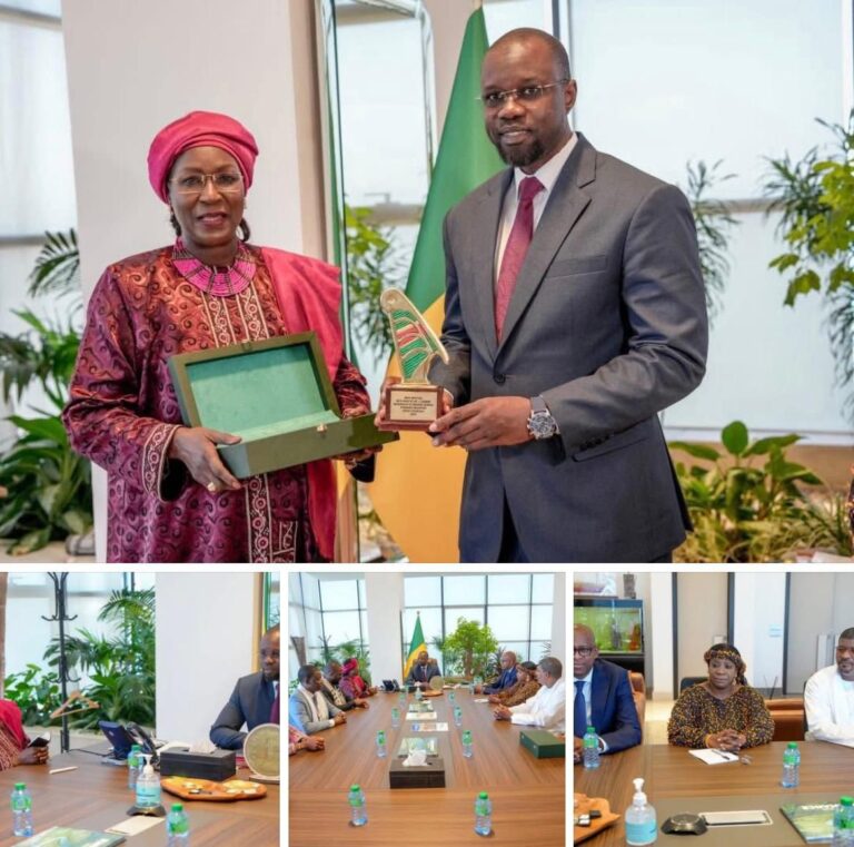 La Commission Nationale des droits de l&rsquo;homme décerne un prix d&rsquo;honneur au PM Ousmane Sonko
