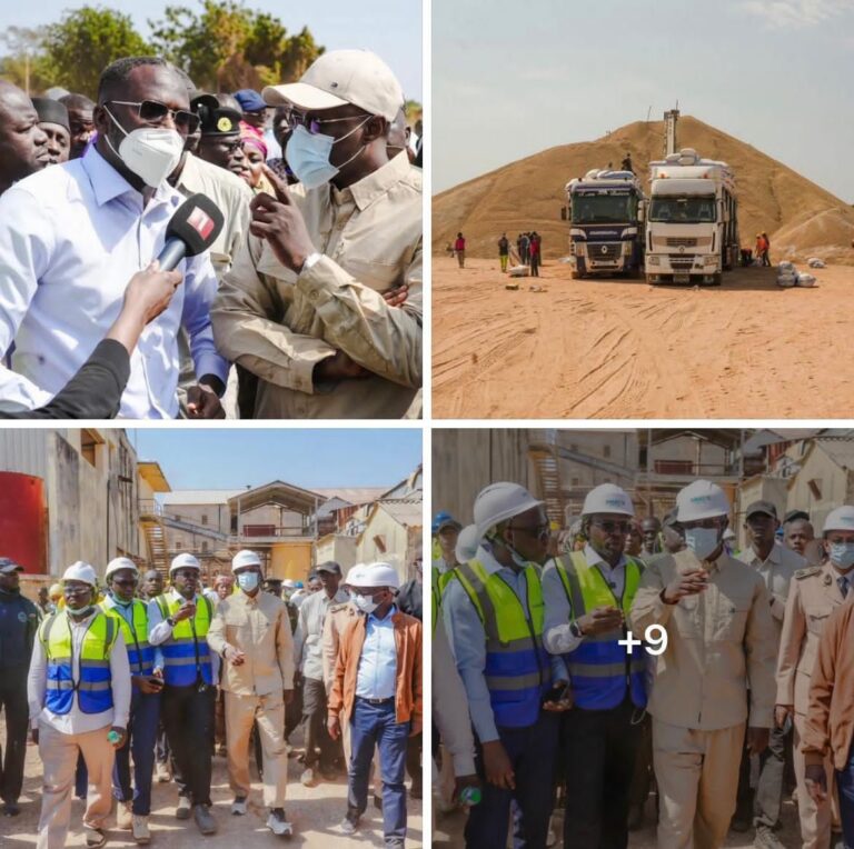 KAOLACK : Le Premier ministre Ousmane Sonko visite l&rsquo;usine Lyndiane